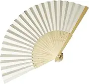 Handheld Folding Fan | Vintage Handheld Silk Folding Fans With Frames | Folding Hand Fan, 8Inch Charming Elegant Retro Fan For Women, Girls, Dancing, Cosplay, Wedding, Props