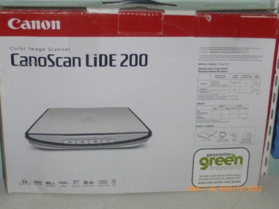 Canon Color Image Scanner CanoScan LiDE200 PDF EZ Buttons 4800dpi Auto ScanMode