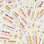 kowanii Piping Tips Practice Board Guide Paper Sheets 250+ Cake Decorating Tips Techniques Tutorial Patterns 74 Sheets/Set