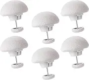 Duvet Cover Clips - 6X Small Comforter Tightener Pin - Multi-Functional Portable Sheet Fasteners Clamp for Thick Fabrics, Quilts, Back Cushions