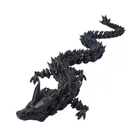 3D Printed Dragon - Articulated Dragon | 3D Printed Dragon | 11.8inch Joint Articulated Ornament Dragon | Rotatable Christmas Joint Mobility Halloween Decoration Ornament for Home Desktop Decor