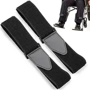 Wheelchair Leg Strap Wheelchair Footrest Straps Wheelchair Restraints for Elderly Patient Dementia Paralysis Parkinson's Legs Spasm to Prevent Sliding