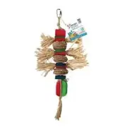 Hari Smart Play Grass Bundles Enrichment Parrot Toy for Small to Medium Birds
