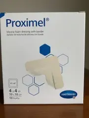 Hartmann Proximel Silicone Foam Dressing with Border 4”x4” 10 Pcs EXP:2025-05-18