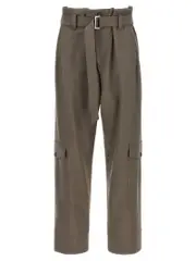 [Brunello Cucinelli] Brunello Cucinelli-Cargo Pantaloni Grigio-Donna 38IT