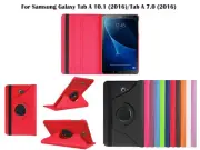 For Samsung Galaxy Tab A 10.1" /7.0" Screen Protector/ Rotating PU Leather Case