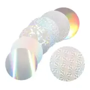 21 Pack Round Cutouts Paper Bulletin Board Decorations Multi-Color 3.4x3.4"