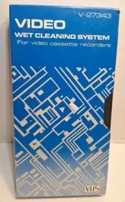 VHS VCR Player Recorder Video Wet Cleaning System V-27343 New Sealed