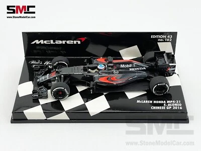 McLaren F1 MP4-31 #14 Fernando Alonso Chinese GP 2016 1:43 MINICHAMPS 530164314