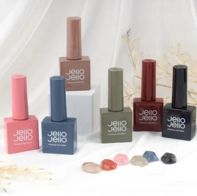 Jello Jello Syrup Gel Nail Polish Ombre Edition 6 Color Set KBeauty, sample