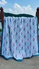 Indian Handmade Cotton Bedspread Block Print Quilt Bedding Jaipuri Razai Quilted