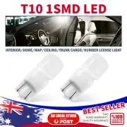 12V 10×T10 194 168 1SMD LED Car Wedge Tail Side Parking Light Globe White Canbus (for: BMW)