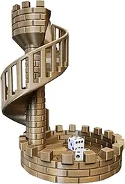 Dice Tower with Tray for Role Playing Game, Castle Tray Tower Great for Game Nights, Premium Dice Tower for Tabletop Games