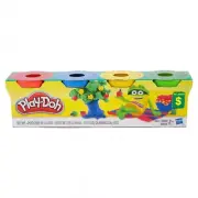 PLAY-DOH Modelling Clay Set 4PC (Assorted Colours) Case of 24 FREE SHIPPING