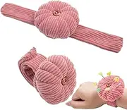 Wrist Pin Cushion, 1/2Pcs Wearable Pumpkin Shape Sewing Pin Cushion for Needlework Sewing, Pin Cushion for Sewing, Pincushions Needlework DIY Handcraft Needles Holder