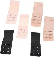 [SHERCHPRY] Stainless Steel Hook Bra Extenders 6pcs Soft Stretchy Strap Set for Comfortable Fit