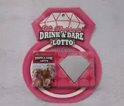 Bachelorette Drink & Dare Lotto Game Bridal Party 36 Scratch Off Challenge Cards