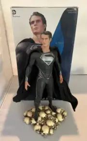 Superman Man of Steel Black Suit SDCC exclusive Statue DC New!