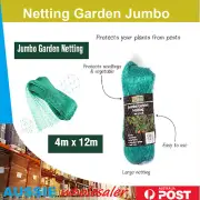Netting Garden Jumbo Plant Gardening Net Mesh Fruit Veg Pond Protect Cover