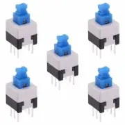 5 x 7x7mm Momentary PCB Push Button Switch DPDT