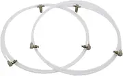 MagiDeal 2Pcs Convertible Power Top Hydraulic Fluid Hose Lines & Fittings High Performance Accessories Professional 116" Replace Parts