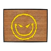Evil Smile - Funny Novelty Doormat Man Cave Floor mat