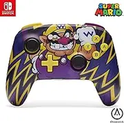 PowerA Enhanced Wireless Controller for Nintendo Switch, Switch Lite & OLED Model, Rechargeable Bluetooth Gamepad with up to 30 Hours of Play Time, Official: Mario, Wario