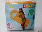 NEW SEALED Intex Inflatable 18 Pocket Mat Pool/River Beach Float 74x28 Inch