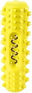 Pet Tooth Cleaning Dog toys Durable Dog Chew Toy Dog Molar Tooth Stick Puppy Dental Care Dog Molar Toothbrush Elasticity Soft cleaning expends energy grinding teeth (Color : Yellow)