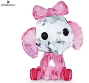 NIB Authentic Swarovski Cheery the Elephant With Bow Crystal Figurine #5622152