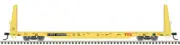 Atlas HO Scale 62' Bulkhead Flatcar TTX (Red Forward Thinking Logo) #804108