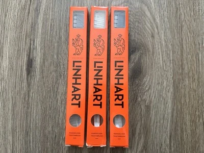 Linhart Nano-Silver Toothbrush Lot Antibacterial Ultra-Soft Dual-Length Bristles