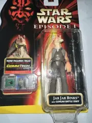 Star Wars Episode 1 Action Figure Hasbro ( Jar Jar Binks) Box Damage