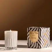 ECOYA Mini Celebration Candle 80g - White Musk & Warm Vanilla