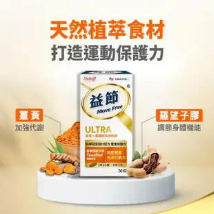 【Move Free 益節】薑黃+羅望精萃迷你錠2入禮盒組 30錠x2瓶(共60錠 薑黃推薦/schiff/保健/補品/運動/素食)