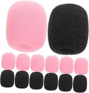 BESPORTBLE 30pcs Mic Foam Covers Microphone Windscreens For Headset Mics Ideal For Conferences Stage Performances Public Speaking