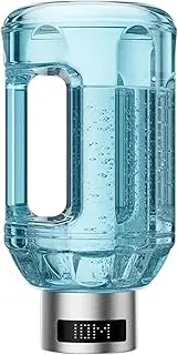 1.5L Portable Hydrogen Water Bottle Hydrogen Rich Water Ionizer Machine Molecular Hydrogen Water Generator Hydrogen Content Up To 5000 PPB TRITAN Material Bottle For Improve Alkaline Water Quality(Sil