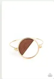 Paparazzi Bracelet ~ Timber Trade - Gold