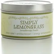 Our Own Candle Company Soy Wax Aromatherapy Candle, Simply Lemongrass, 6.5 Ounce