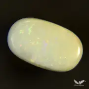 1.35 ct Australian Boulder Opal Solid Polished Milky Colours Pendant Stone #5.08
