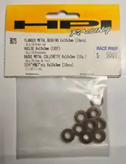 HPI B075 Flanged Metal Bushing 6x10x3mm (10pcs) Baja 5B/5T/5SC/5SC SS/5b SS