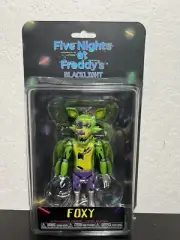 FUNKO Five Nights at Freddys Blacklight FOXY 5" Articulated RARE Free Shipping