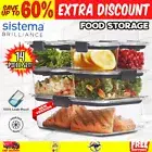 Sistema Brilliance Tritan Food Storage 14 Piece Set 380mL, 920mL, 2L Leak-Proof