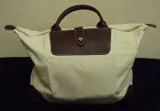 Tote Bag, Canvas, Zippered Top w/Snap Strap, Travel Luggage Guru, Free Shippng