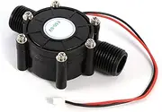 10W High Power Water Turbine Generator Micro Hydroelectric Charging Tool DC 5V 0~80V Black Plastic 1pc (5V)