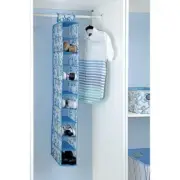 Laura Ashley Kids Cheeky Monkey 10 Hanging Sturdy Storage Organizer Blue * New