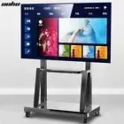 Floor TV Mount Stand Bracket Rolling for 32"-80" Screens VESA 600x400 Hold 65kg