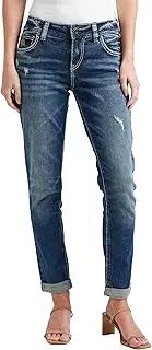 [Silver Jeans Co.] Silver Jeans Women's Kenni Girlfriend Relaxed Skinny Jeans