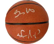 Basketball - Shawn Kemp & Gary Payton Dual Hand Signed Wilson Basketball (Beckett Hologram)