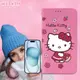 【三麗鷗正版】Hello Kitty iPhone 15 6.1吋 櫻花吊繩款彩繪側掀皮套 (5.8折)